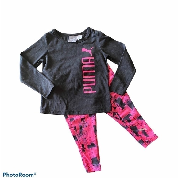 PUMA-TWO PIECE SET-GIRLS 12 MONTHS - Picture 1 of 6